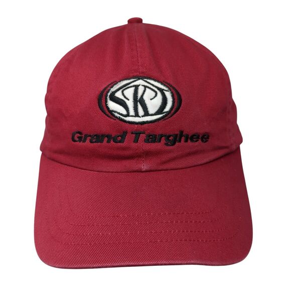 Grand Traghee Slideback Hat Red OS Adjustable Embroidered Alternative Headwear - Picture 1 of 9